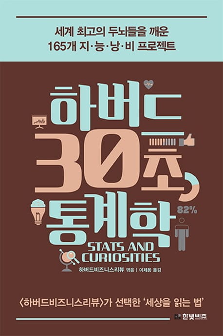 하버드 30초 통계학 :세계 최고의 두뇌들을 깨운 165개 지·능·낭·비 프로젝트