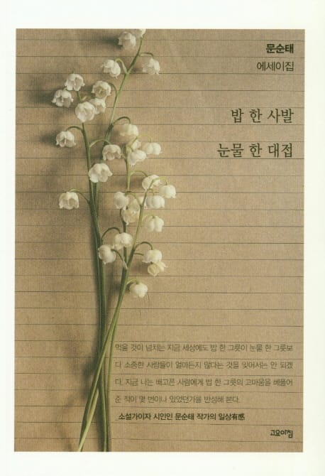 밥 한 사발 눈물 한 대접 (문순태 에세이집)
