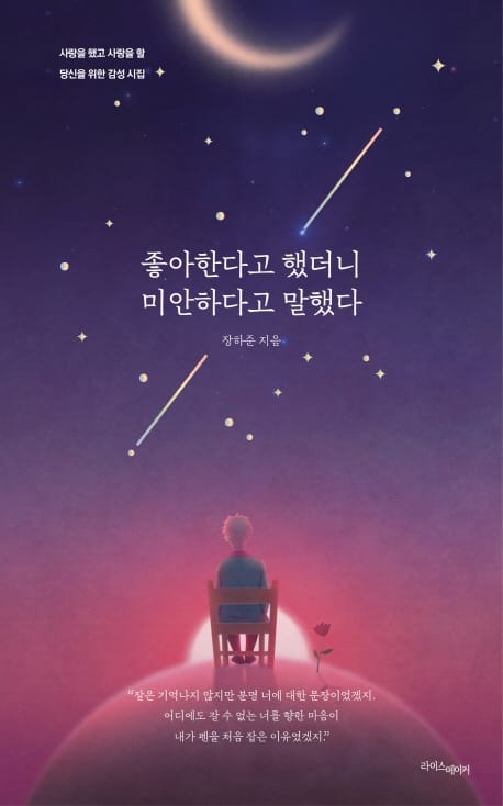 좋아한다고 했더니 미안하다고 말했다 (사랑을 했고 사랑을 할 당신을 위한 감성 시집)