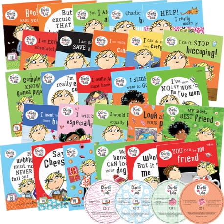 [찰리와 롤라 세이펜 버전] Charlie and Lola 시리즈 리더스북 26종 세트 (Book & CD)