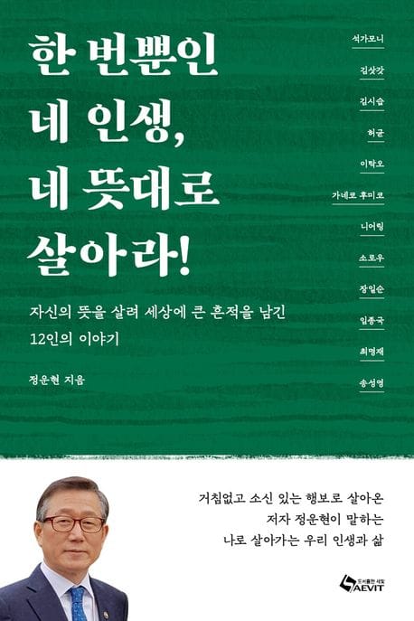 한 번뿐인 네 인생, 네 뜻대로 살아라 (자신의 뜻을 살려 세상에 큰 흔적을 남긴 12인의 이야기)