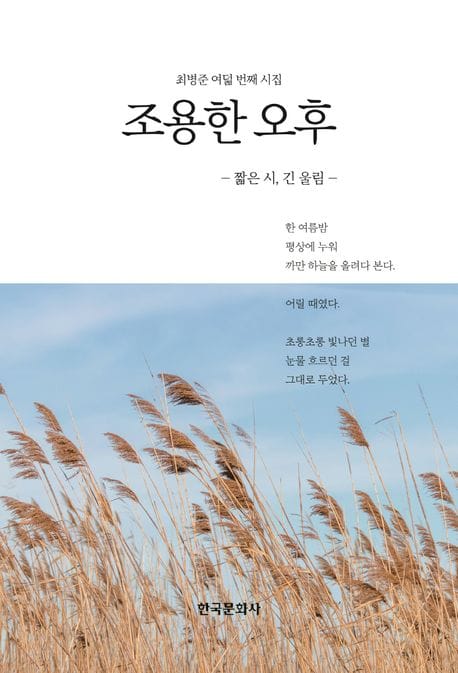 조용한 오후 - 짧은 시, 긴 울림
