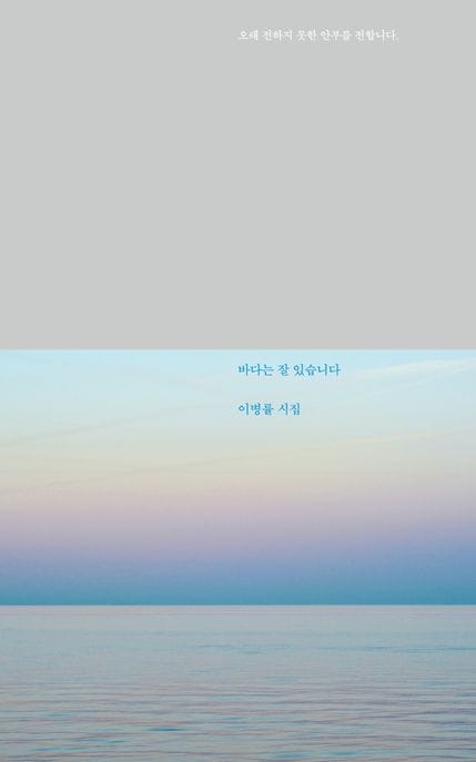 바다는 잘 있습니다 (리커버) (이병률 시집)