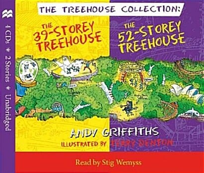 39-Storey & 52-Storey Treehouse CD Set (영국판) : 39층, 52층 나무집 오디오북