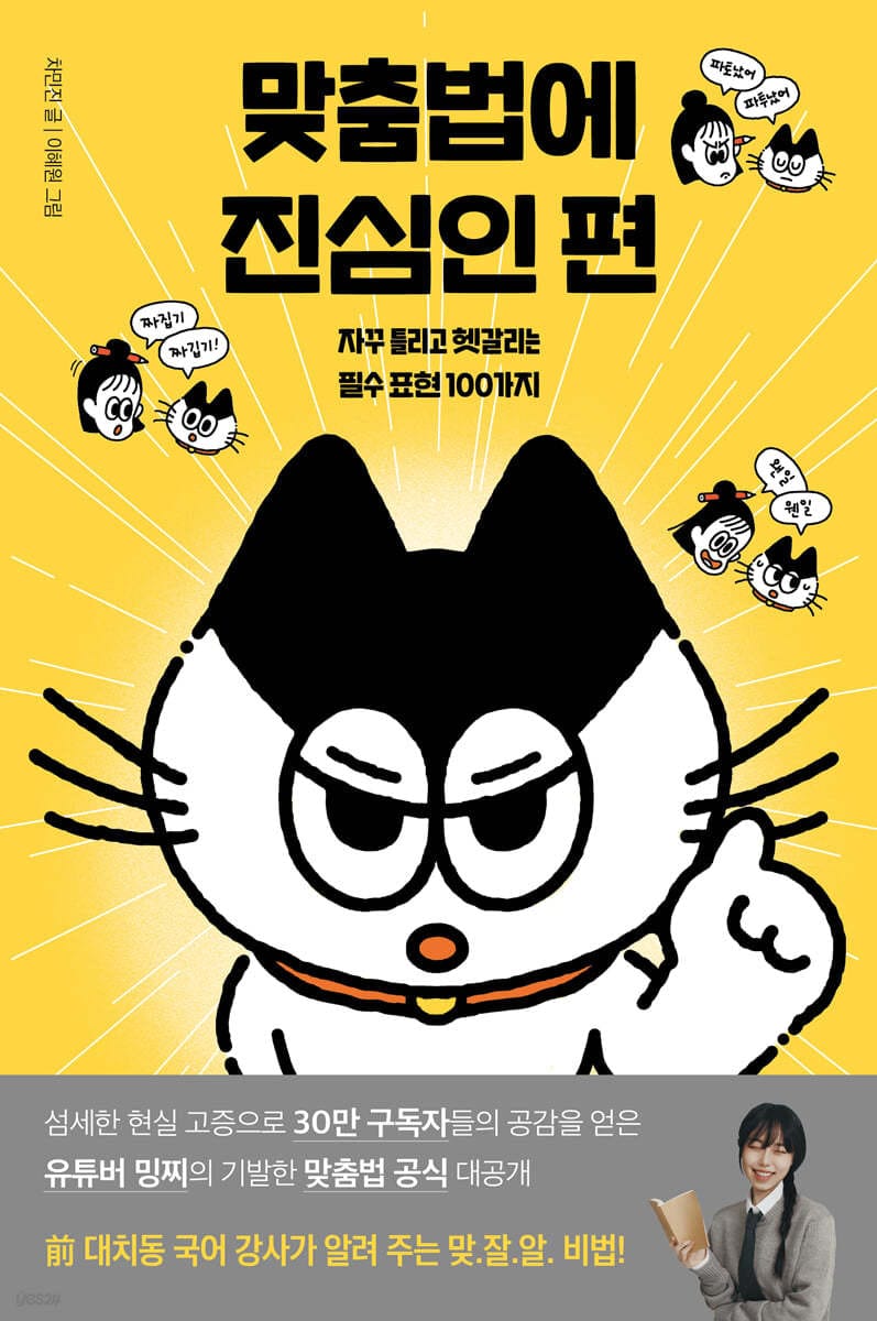 맞춤법에 진심인 편 (자꾸 틀리고 헷갈리는 필수 표현 100가지)