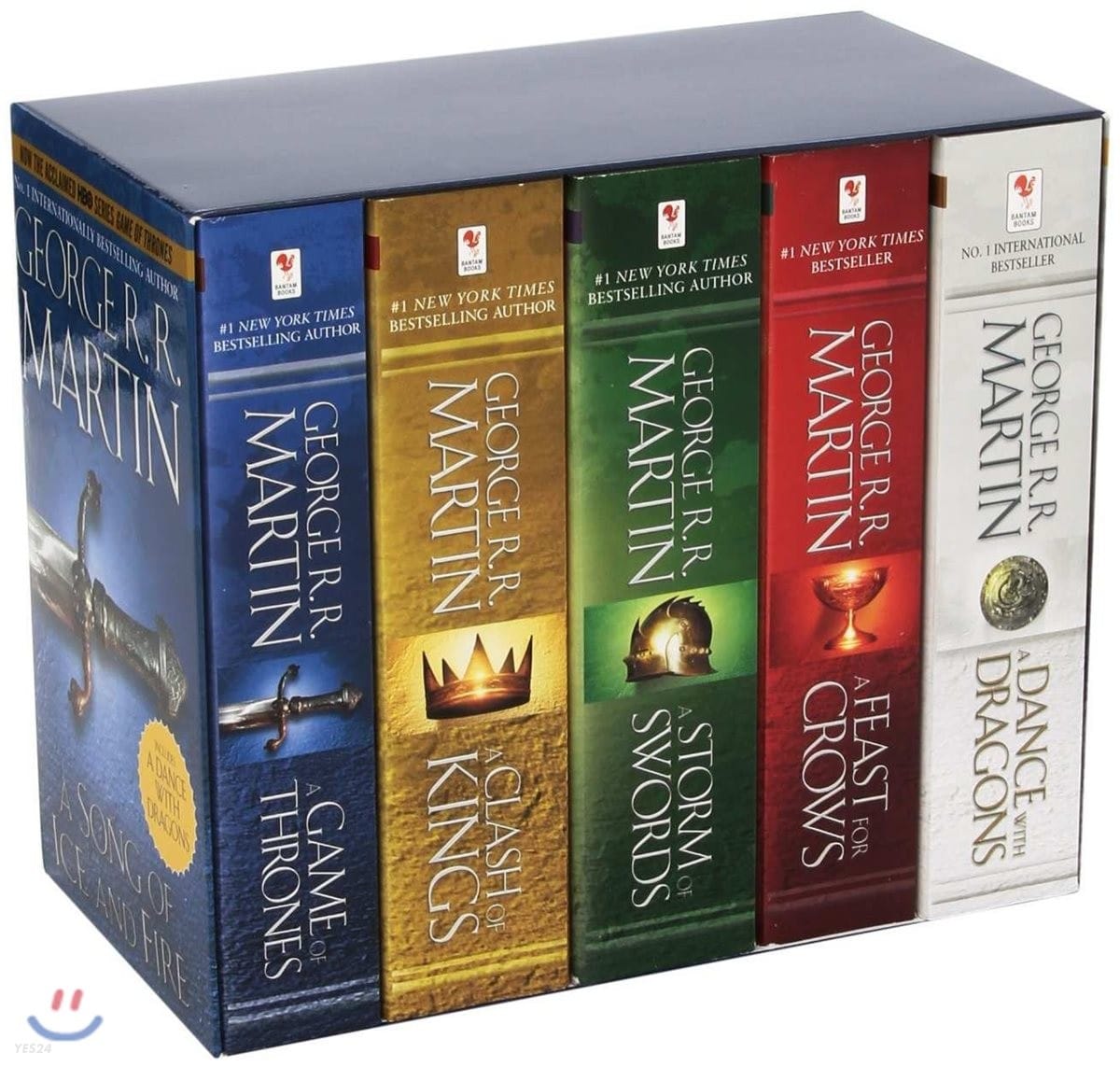 Game of Thrones: A Song of Ice and Fire 1-5 Boxed Set (Paperback 5권) - '왕좌의 게임' 5권 세트도서