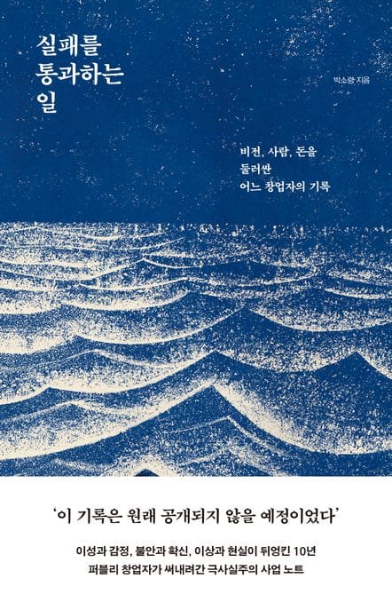 실패를 통과하는 일 (비전, 사람, 돈을 둘러싼 어느 창업자의 기록)