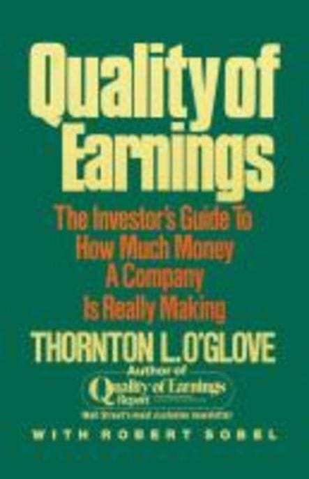 Quality of Earnings (Paperback)