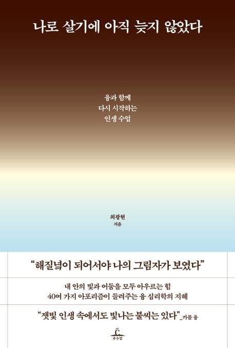 나로 살기에 아직 늦지 않았다 - 융과 함께 다시 시작하는 인생 수업