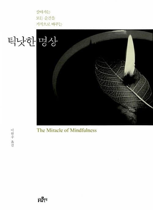 틱낫한 명상 (살아가는 모든 순간을 기적으로 바꾸는)