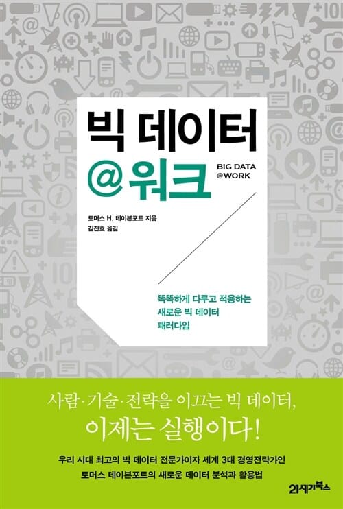 빅 데이터@워크 (똑똑하게 다루고 적용하는 새로운 빅 데이터 패러다임)