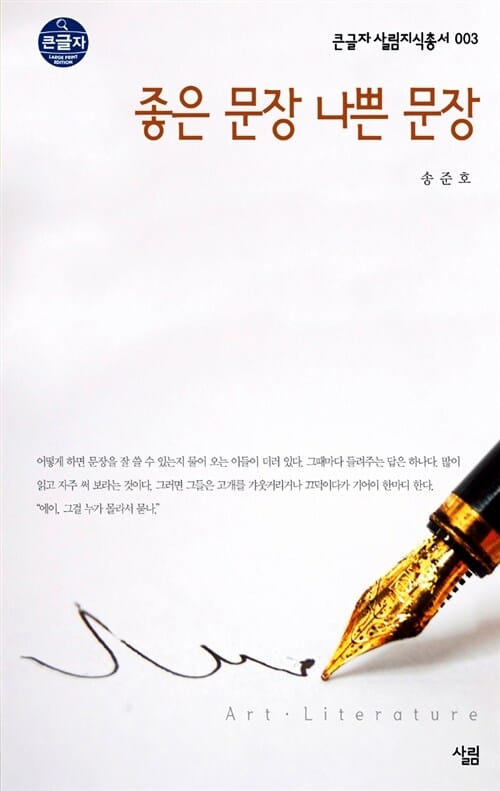 좋은 문장 나쁜 문장 (큰글자)