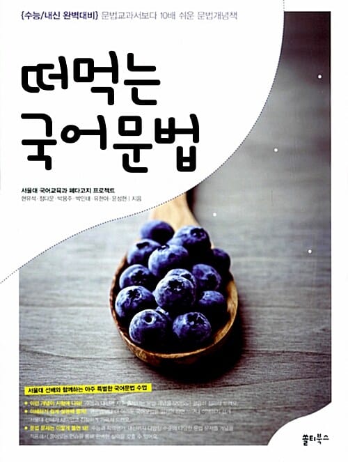 떠먹는 국어문법 (문법교과서보다 10배 쉬운 국어 문법책)