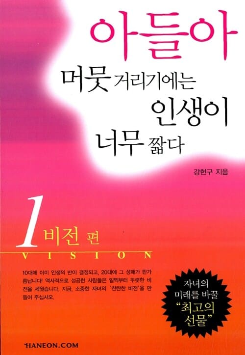아들아 머뭇거리기에는 인생이 너무 짧다 1 (VISION편)