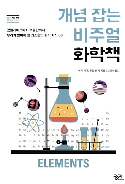 개념 잡는 비주얼 화학책 (멘델레예프에서 핵융합까지 우리가 알아야 할 최소한의 화학 지식 50)
