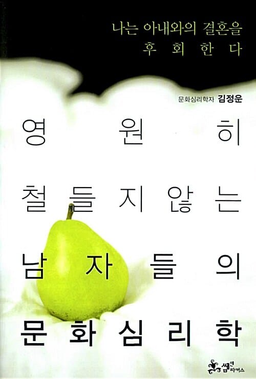 나는 아내와의 결혼을 후회한다 - 영원히 철들지 않는 남자들의 문화심리학