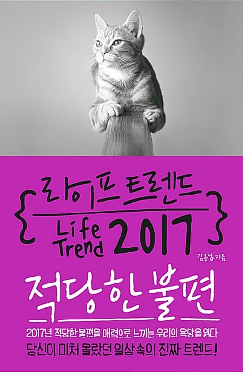 라이프 트렌드 2017 (적당한 불편)