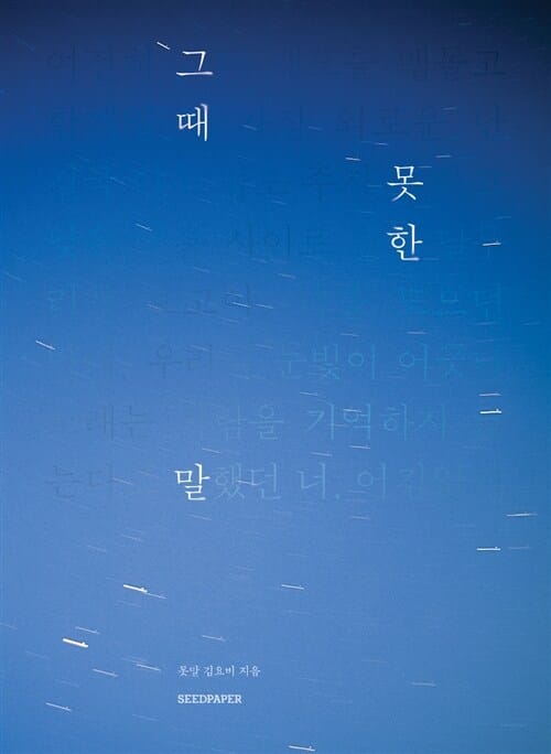 그때 못한 말