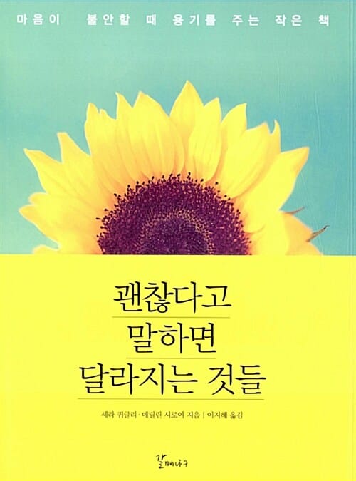 괜찮다고 말하면 달라지는 것들 (마음이 불안할 때 용기를 주는 작은 책)