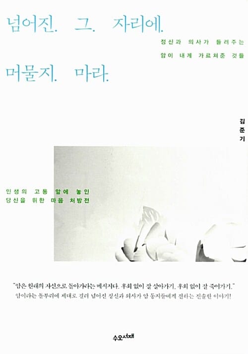 넘어진 그 자리에 머물지 마라 (정신과 의사가 들려주는 암이 내게 가르쳐준 것들)