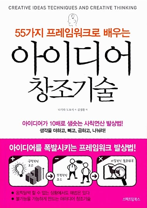 55가지 프레임워크로 배우는 아이디어 창조기술 (아이디어가 10배로 샘솟는 사칙연산 발상법)