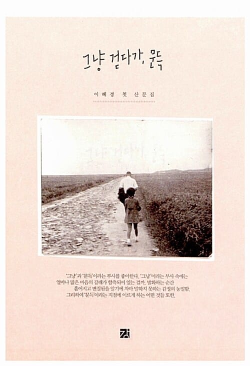 그냥 걷다가 문득 (이혜경 첫 산문집)