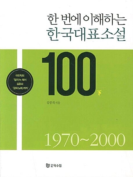 한 번에 이해하는 한국대표소설 100 하 (이인직의 혈의누에서 김훈의 칼의 노래까지, 1970~2000)