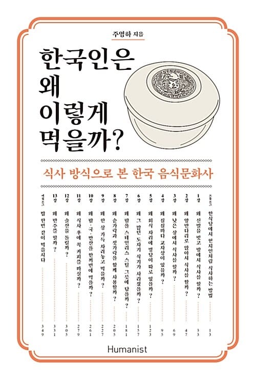 한국인은 왜 이렇게 먹을까? (식사 방식으로 본 한국 음식문화사)