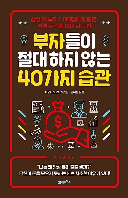 부자들이 절대 하지 않는 40가지 습관 (상위 1% 부자 3,000명에게 배운, 평생 돈 걱정 없이 사는 법)