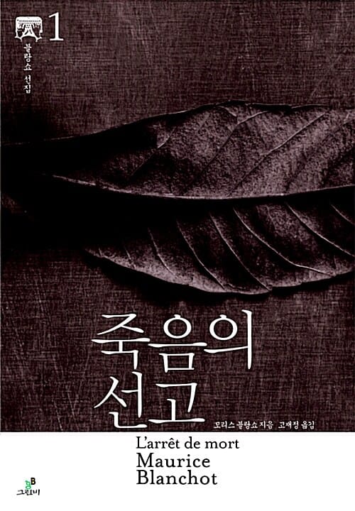 죽음의 선고 (블랑쇼 선집 1)