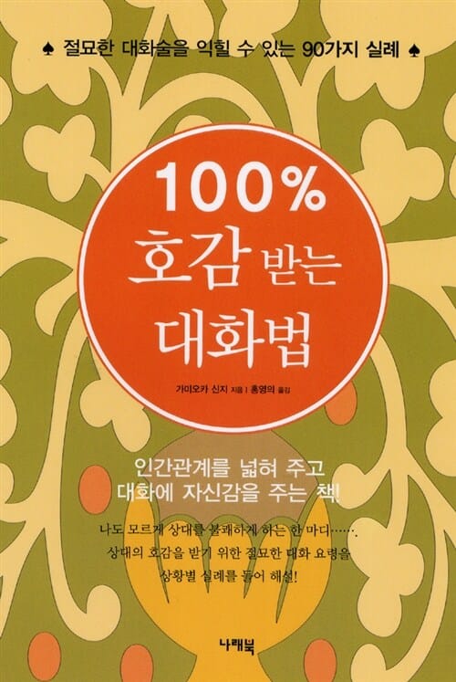 100% 호감 받는 대화법 (절묘한 대화술을 익힐 수 있는 90가지 실례)
