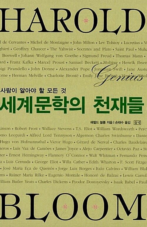 세계문학의 천재들 (사람이 알아야 할 모든 것)