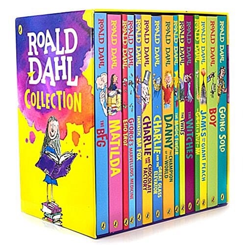 Roald Dahl Collection - 15 Paperback Book Boxed Set 2016 Edition (영국판)