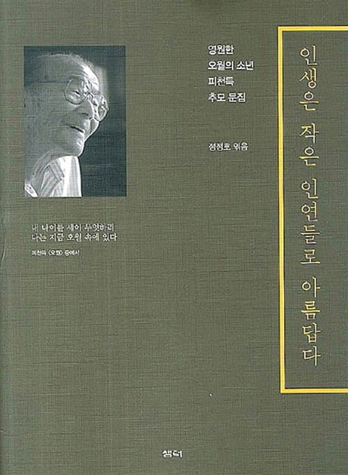 인생은 작은 인연들로 아름답다 - 영원한 오월의 소년 피천득 추모 문집