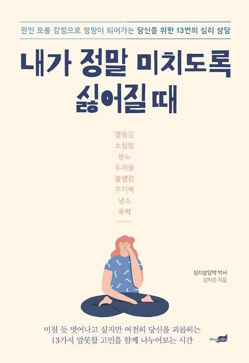 내가 정말 미치도록 싫어질 때 (원인 모를 감정으로 엉망이 되어가는 당신을 위한 13번의 심리 상담)
