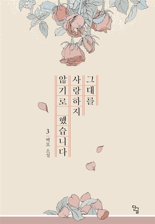 그대를 사랑하지 않기로 했습니다 3/완결 (백묘 소설)