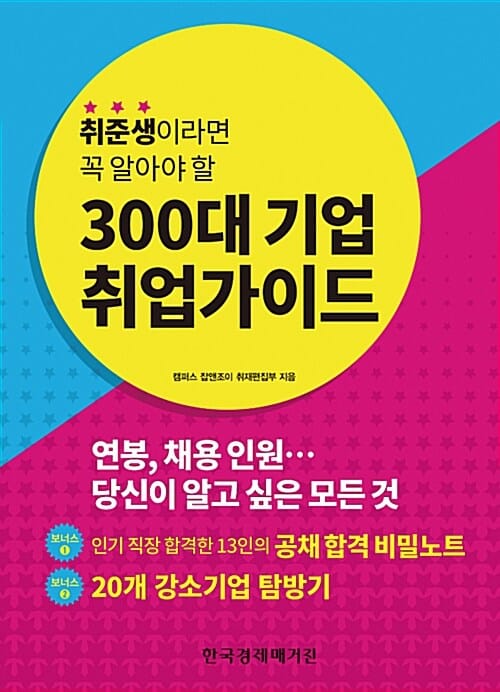 300대 기업 취업가이드 (취준생이라면 꼭 알아야 할)