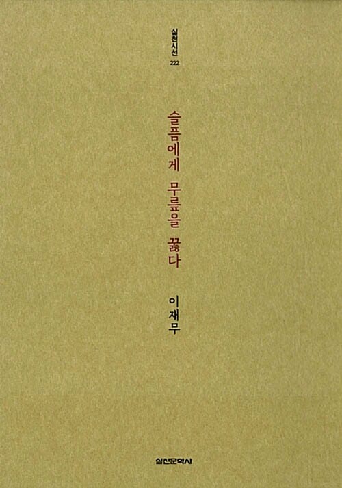 슬픔에게 무릎을 꿇다 (실천시선 222)