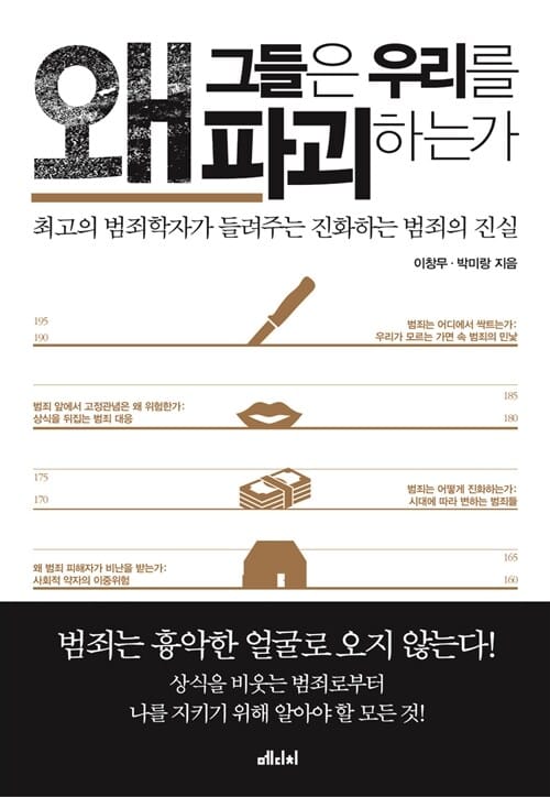 왜 그들은 우리를 파괴하는가 :최고의 범죄학자가 들려주는 진화하는 범죄의 진실 