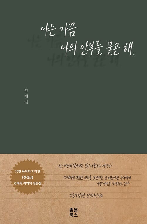나는 가끔 나의 안부를 묻곤 해 (자존감 에세이)