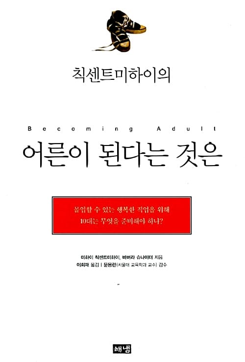 (칙센트미하이의)어른이 된다는 것은:몰입할 수 있는 행복한 직업을 위해 10대는 무엇을 준비해야 하나?