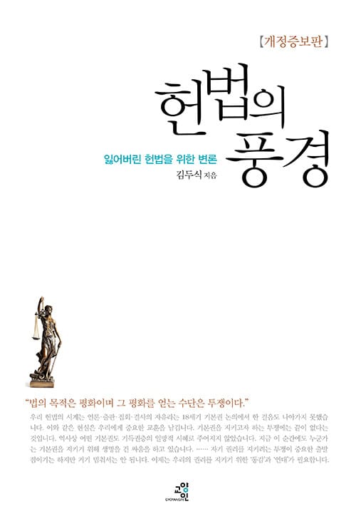 헌법의 풍경 :잃어버린 헌법을 위한 변론