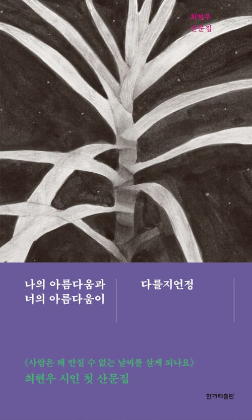 나의 아름다움과 너의 아름다움이 다를지언정 :최현우 산문집