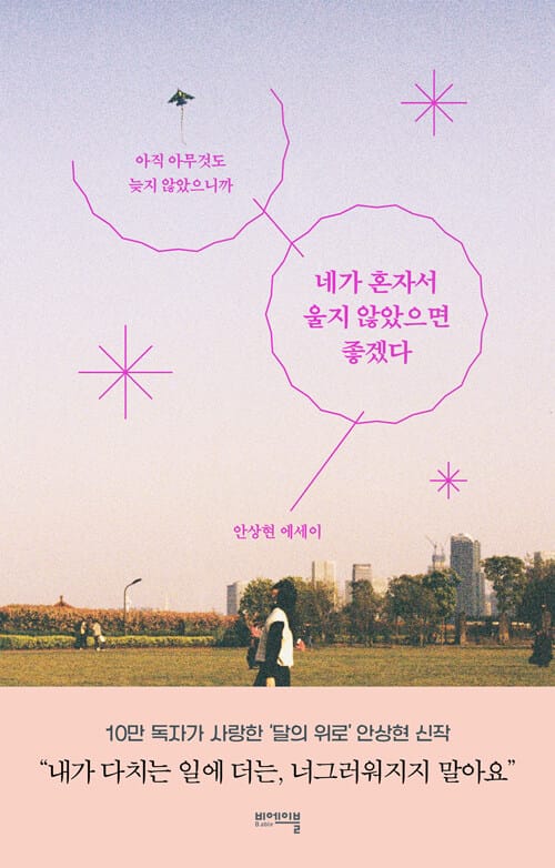 네가 혼자서 울지 않았으면 좋겠다 (아직 아무것도 늦지 않았으니까 | 안상현 에세이)