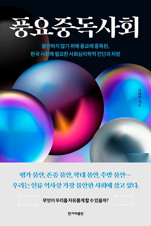 풍요중독사회 (불안하지않기위해풍요에중독된, 한국사회에필요한사회심리학적진단과처방)