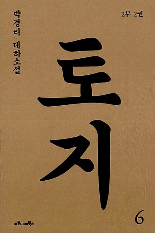 토지 6(2부 2권) (박경리 대하소설)