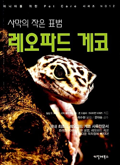 사막의 작은 표범 레오파드 게코