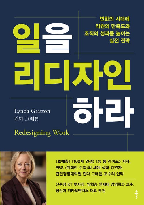 일을 리디자인하라 - 변화의 시대에 직원의 만족도와 조직의 성과를 높이는 실전 전략