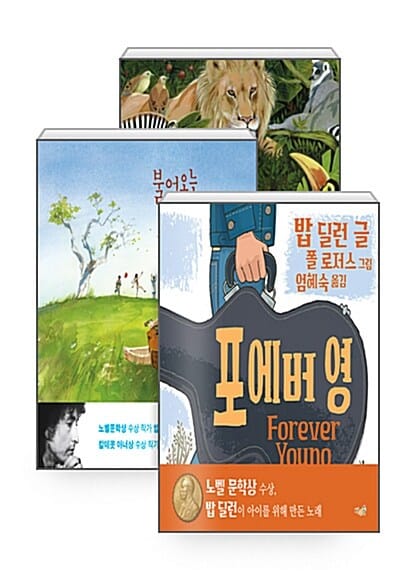 [세트] 밥 딜런 그림책 - 전3권 - 그 이름 누가 다 지어줬을까 + 불어오는 바람 속에 + 포에버 영