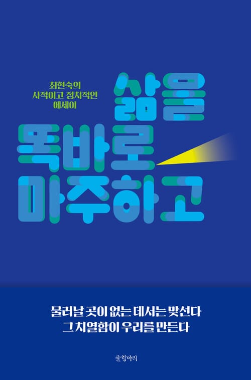 삶을 똑바로 마주하고 - 최현숙의 사적이고 정치적인 에세이